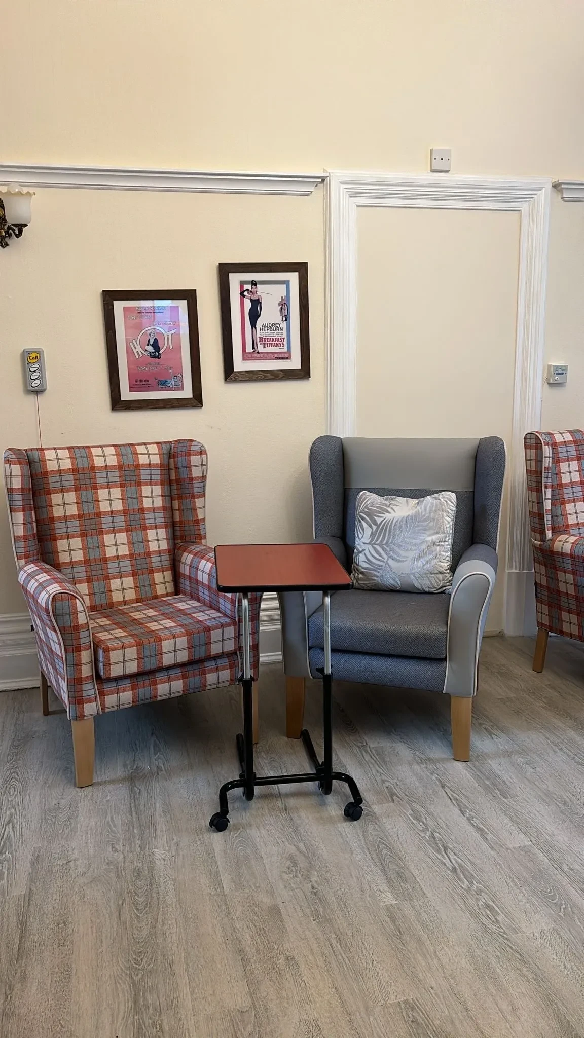Comfortable seating area at Greenhill Park